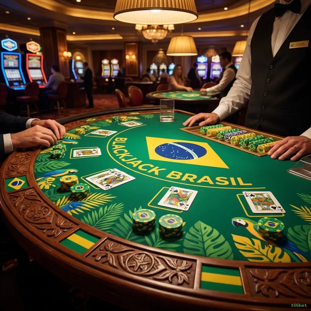 Roleta e blackjack 166bet
